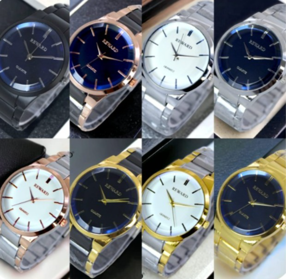Men’s Luxury Quartz Watch – Elegant Rose Gold & Silver Strap | Style Hub