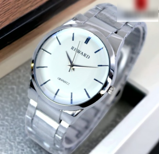 Men’s Luxury Quartz Watch – Elegant Rose Gold & Silver Strap | Style Hub